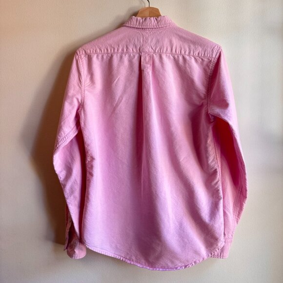 Ralph Lauren Womens Oxford Button Down Shirt Size Medium M Pink Preppy - Picture 2 of 12